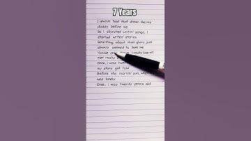 Thumbnail of 7 Years - Lukas Graham ( Speed Up ) Part 2 #subscribe #lyrics #nostalgia #shorts