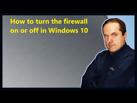 How to turn the firewall on or off in Windows 10 hqdefault