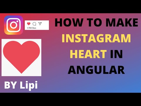 HOW TO MAKE INSTAGRAM HEART IN ANGULAR 9 ?