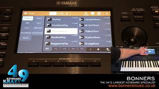Yamaha PSR SX900 Keyboard - Pop & Rock Styles Part 1/2
