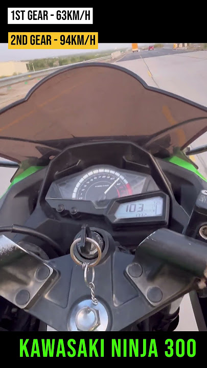 Ninja 300 Gearwise Top Speed Real On Road Test