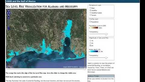 Mapping and Visualizing Sea Level Rise and Coastal Flooding Impacts Mobile clip9
