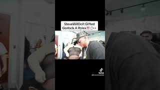 Stevewilldoit gifts gorlock a rolex ! #stevewilldolt #gorlock #stevewilldoit