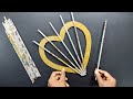 3 Simple and Easy Crafts - Beautiful Flowers Crafts - Wall Hanging Decoration - Handmade Crafts idea