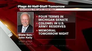 Gov. Rick Snyder lowers flags in honor of former state Sen. John Kelly