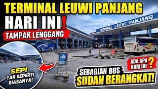 Leuwi Panjang Terminal Now Seems Quieter in the Morning, Buses Depart One by One