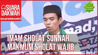 Imam Sholat Sunnah Makmum Sholat Wajib Bisakah? Ustad Abdul Somad LC MA