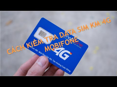 Video Cách kiểm tra tài khoản, dung lượng SIM KM 4G Mobifone - youtube