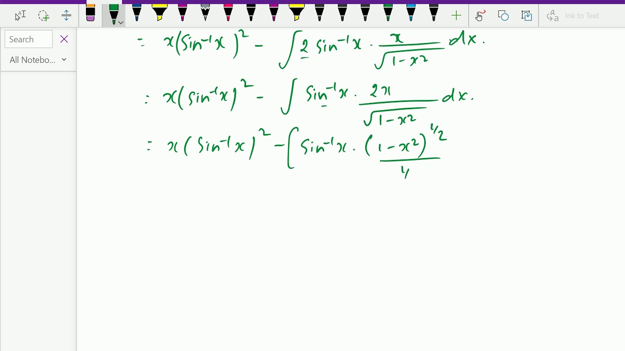 Integration : - ( Integration by parts ; Solving problems ) - 53. - YouTube