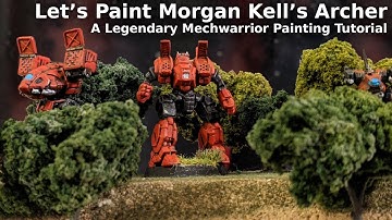 Morgan Kell Heroic Paint Tutorial - Battletech / Kell Hounds Miniature Painting