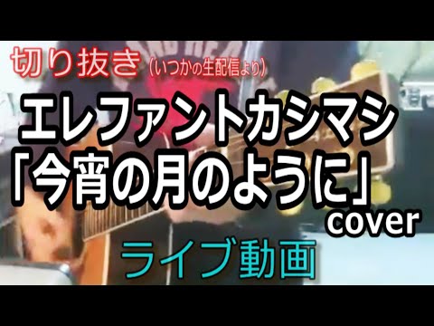 エレファントカシマシ「今宵の月のように」Cover ライブ動画 [切り抜き/752曲目]