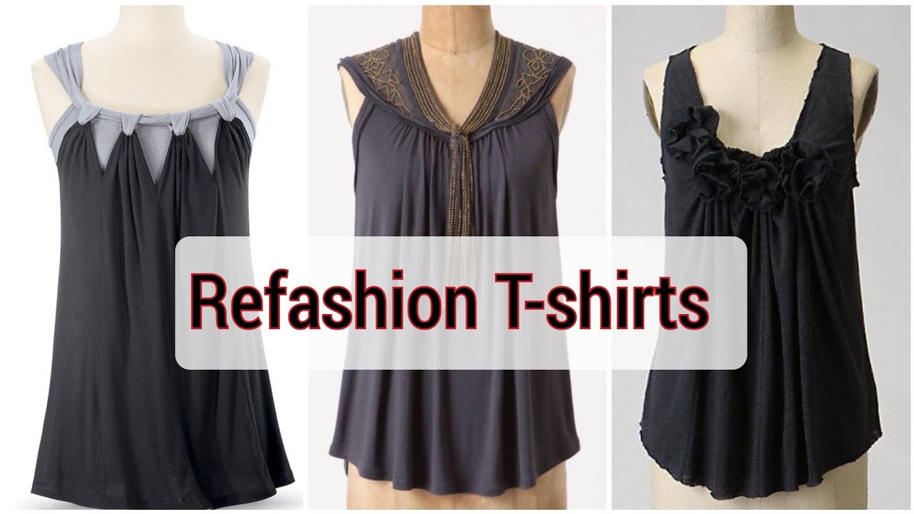 Top 50 Best Ideas For Recycle T-shirts |Refashion/ Redesigne T-shirts ...