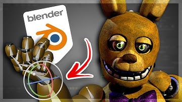 A Guide To Animating FNaF Charcters in Blender!