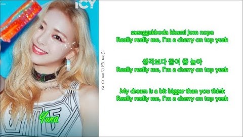 ITZY - CHERRY (Rom-Han-Eng Lyrics) Color & Picture Coded