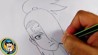 DEIDARA NARUTO DESENHO PASSO A PASSO - MODO FÁCIL