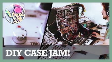 More DIY Case Modular Synth Jamming (w/ DRM-1, Volca Beats & MicroBrute) #TTNM