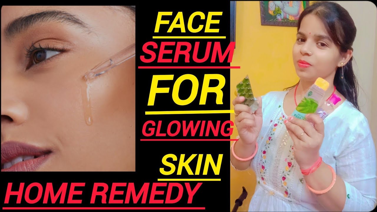 How to do face serum at Home ll Face*serum*for glowing skin - YouTube