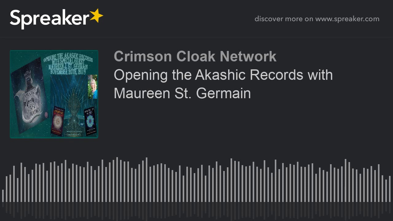 Opening the Akashic Records with Maureen St. Germain YouTube