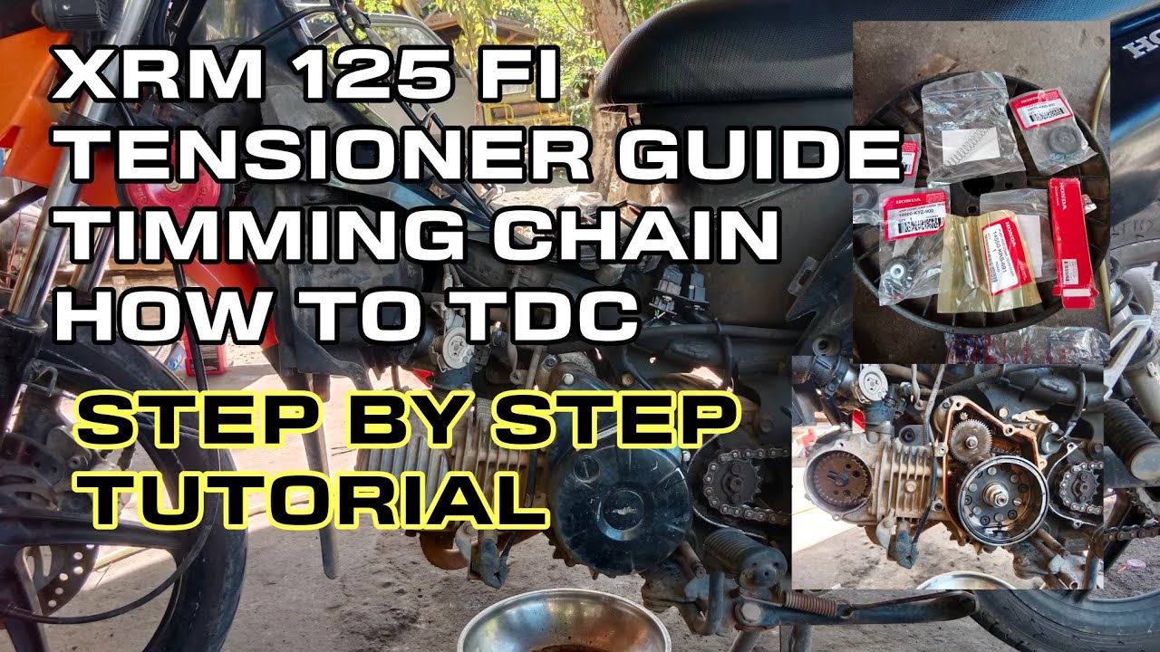 XRM 125 FI Paano mag palit ng roller guides