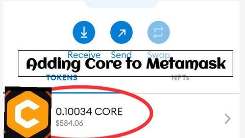 How to change TBTCS to CORE on metamask app (#CoreSatoshi)
