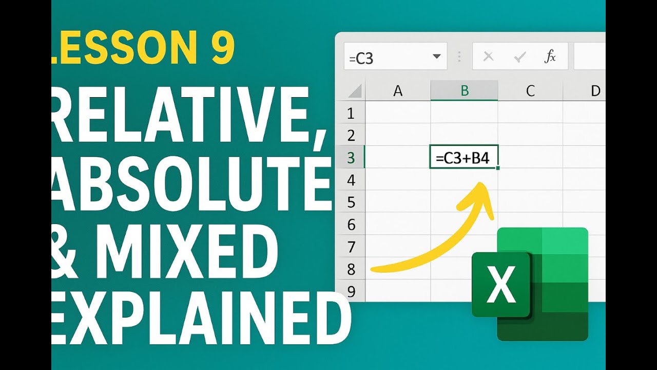 Learn Excel Formulas Step by Step | Lesson 9 – Cell References