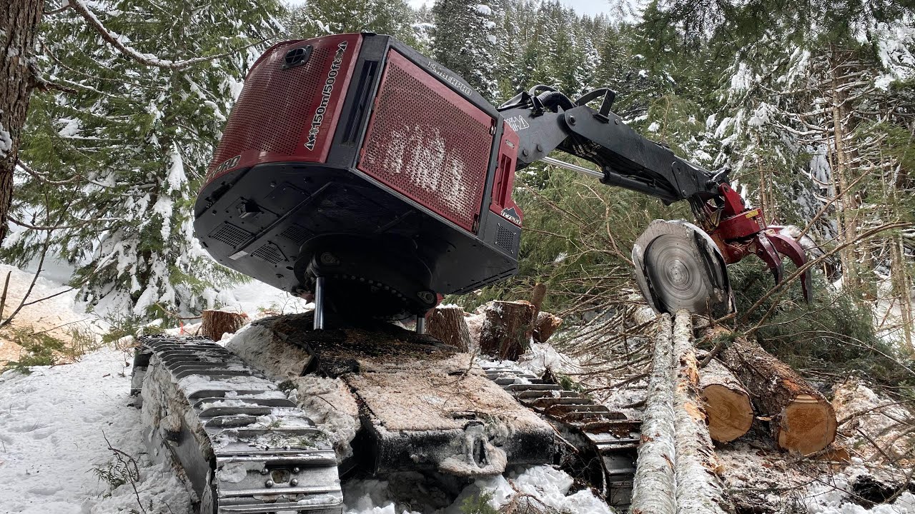 Timberpro Broken Bolt inside tilt cylinder￼ and stuck in the snow with￼ Rental truck Poor tires￼ ￼