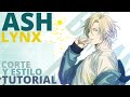 ASH LINX BANANA FISH CORTE de PELO (Tutorial, pelo LARGO para HOMBRES) cosplay  アスラン・ジェイド・カーレンリース