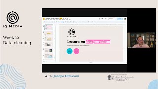Details Lesson 2: Data cleaning with Jacopo Ottaviani News
