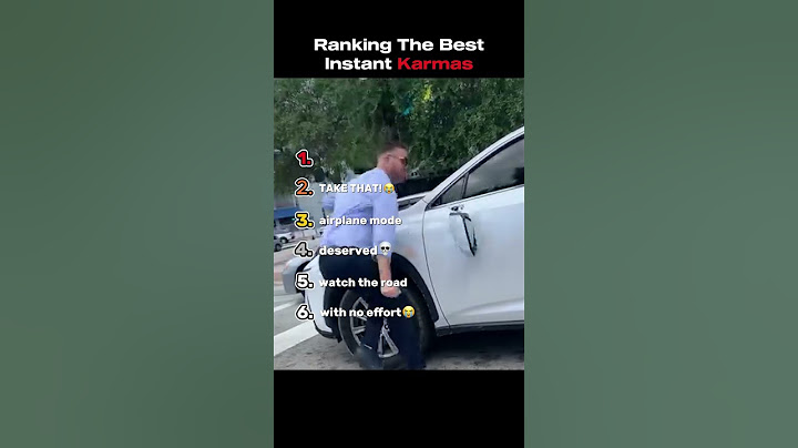 Ranking Best Instant Karma Moments