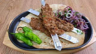 Turkish ADANA KEBAB Recipe Without Skewer | Turkish Kebab