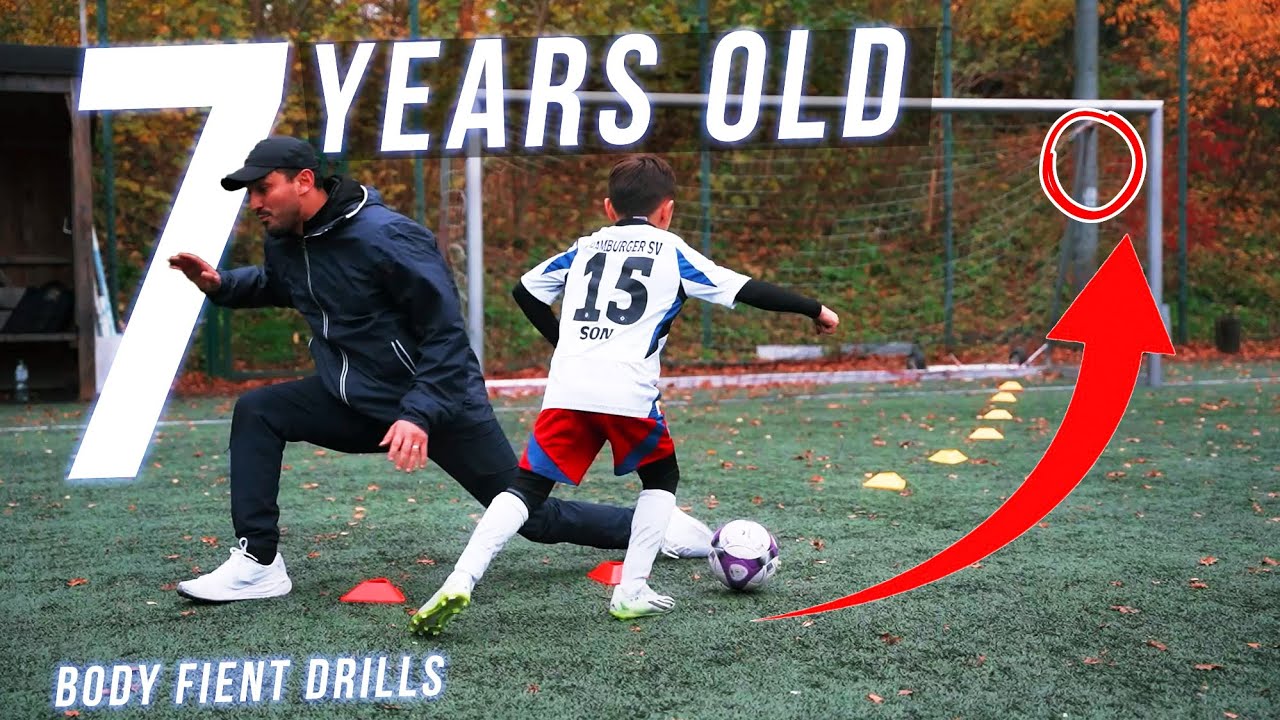 Тренировка по футболу для 7-летних школьников