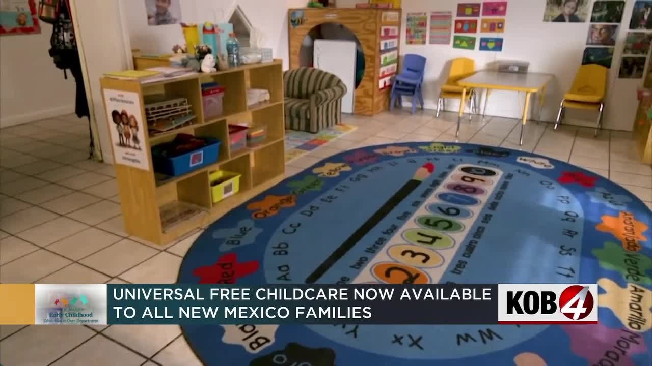 Universal free child care available to all New Mexico families - YouTube