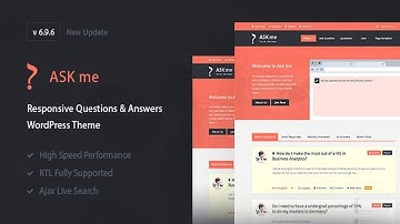 Ask Me - Responsive Questions & Answers WordPress Theme Free Download