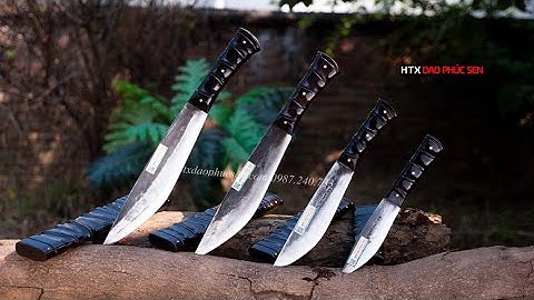 #daophucsen Dao Mèo Gỗ Mun Quý Hiếm - Hàng Chuẩn Của HTX Dao Phúc Sen