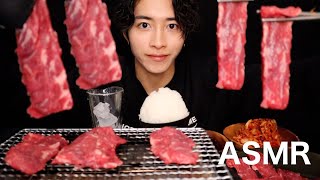 【ASMR】 焼肉とキムチ 韓国 咀嚼音 MUKBANG korean eating sound 먹방