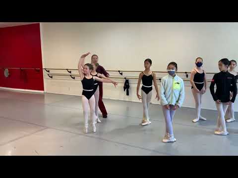 Regular Ballet Class; Girls 10-12 yo - Vaganova training in California #dance #dancevideo #ballet