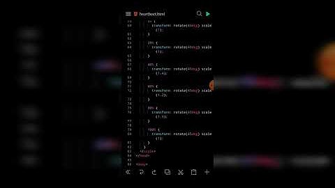 Hi I Make heart and heartbeat animation using HTML CSS🤘🤘