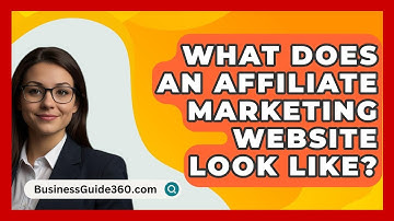 What Does An Affiliate Marketing Website Look Like? - BusinessGuide360.com