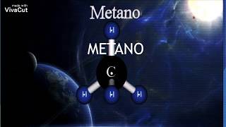 Molecula del metano.