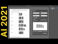 Creating EAN / ISBN / UPC barcodes in Adobe Illustrator 2021