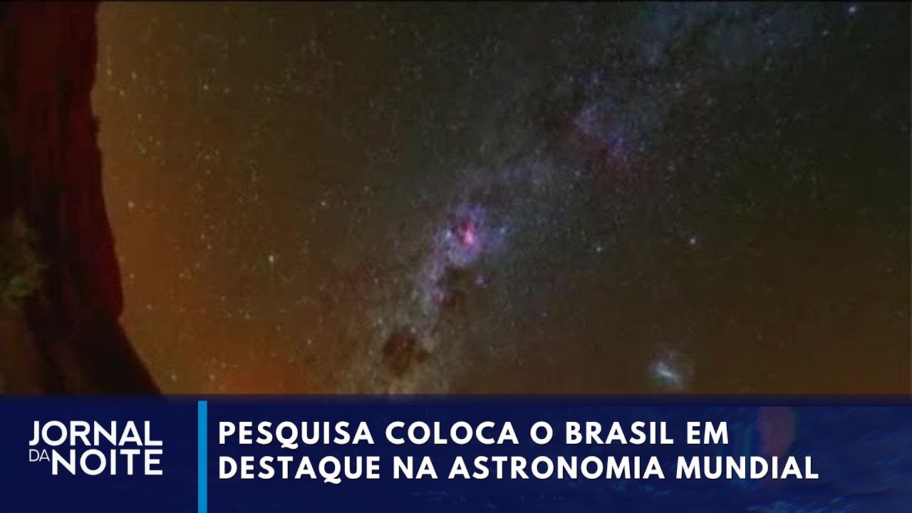 Astrônomo brasileiro descobre estrelas | Jornal da Noite