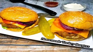 Delicious Homemade Turkey Burgers: How To Make Ground Turkey Burgers