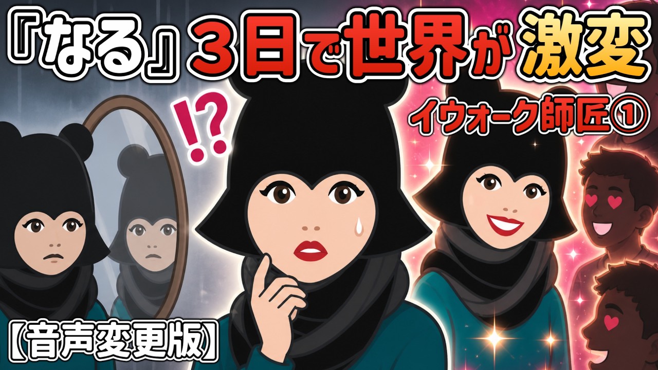 現実は完全無視!「なる」3日で世界が激変した【イウォーク師匠 音声変更版①】【潜在意識ゆっくり解説】