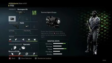 Ghosts Competitive Class Setup (Blitz)