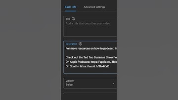 How To Set A Default Description On Youtube #Shorts