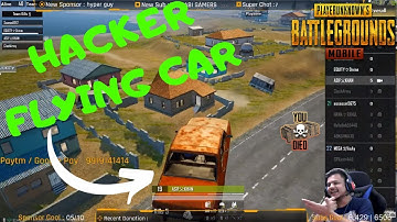 PUBG MOBILE HACKER FLYING CAR | JUMP HACK WALL HACK