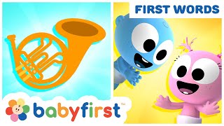 Laughing with funny GooGoo & Gaga | Learn musical instruments & First words for kids | BabyFirst TV