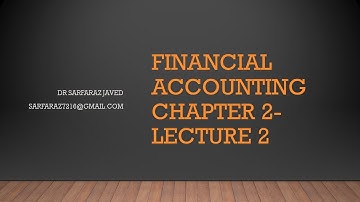 Financial Accounting and Decision Making Series: Basic Financial Statement Chapter 2 - Lecture 2
