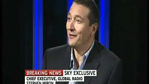 Stephen Miron discusses Global Radio's decision to...
