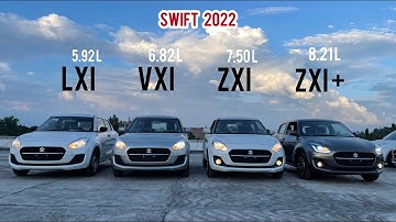 New Maruti Suzuki Swift 2024 variants compared 🔥 Swift LXi vs Swift VXi vs Swift ZXi vs Swift ZXi+